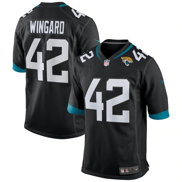 mens nike andrew wingard black jacksonville jaguars game jersey